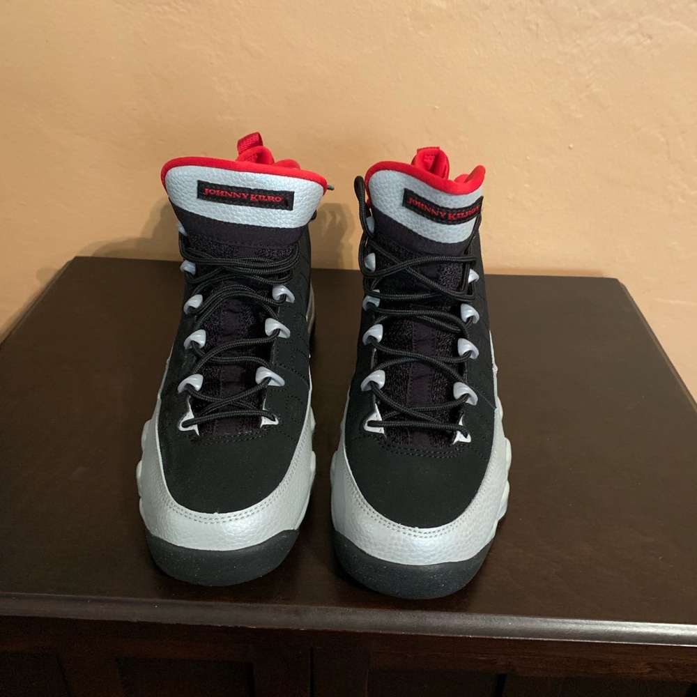 Jordan Retro 9 Kilroy SZ 7Y! Black/Gym Red